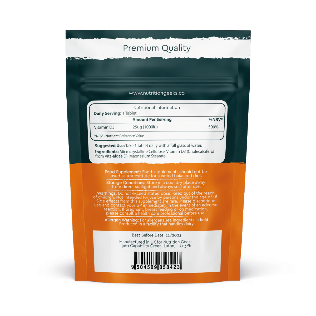 Vegan Vitamin D 1000iu Optimum Strength - Image 6